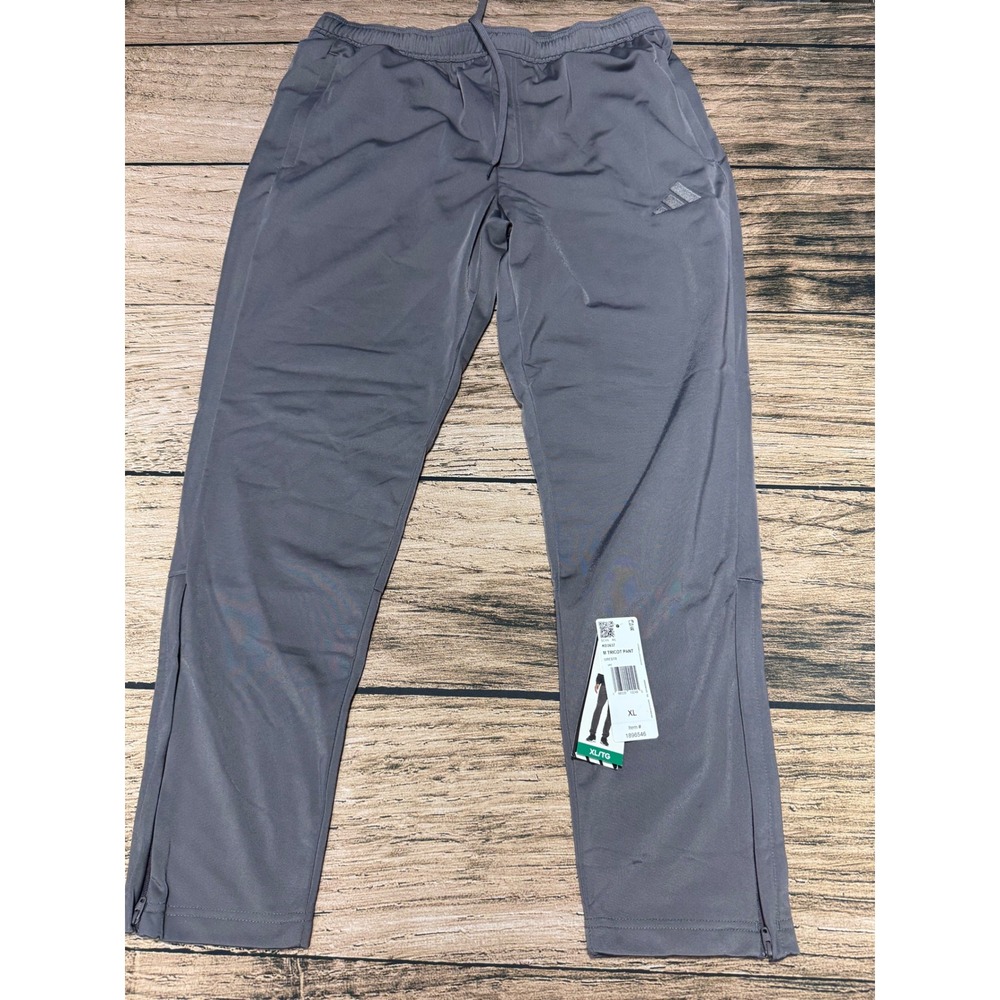Adidas M Tricot Pants Mens XL Grey Joggers KD3637 Track Activewear NEW
